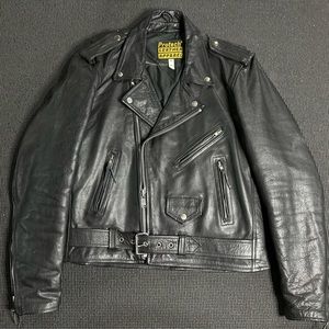 * Protech Leather Apparel Men’s Leather Jacket *